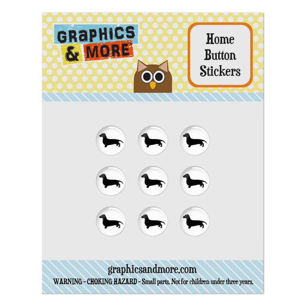 miniature 24  - Bouton Home Stickers Set fit Apple iPhone 5 5 C 5 S 6 6 S Plus Dog chiot