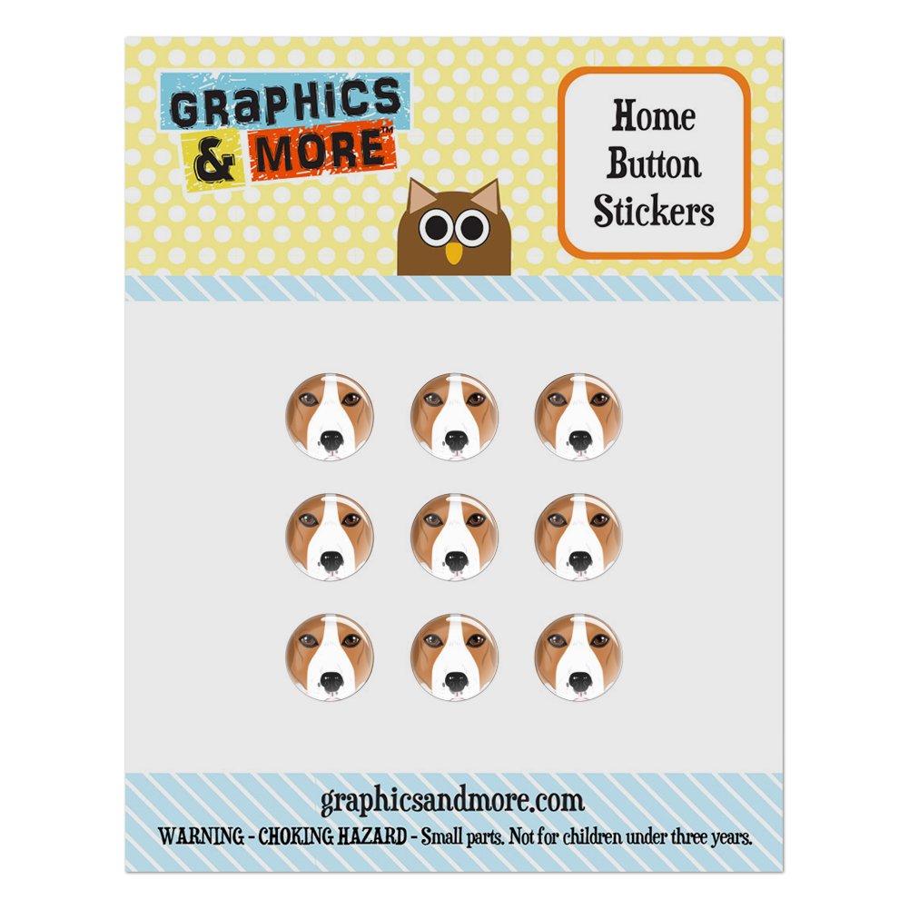 miniature 7  - Bouton Home Stickers Set fit Apple iPhone 5 5 C 5 S 6 6 S Plus Dog chiot