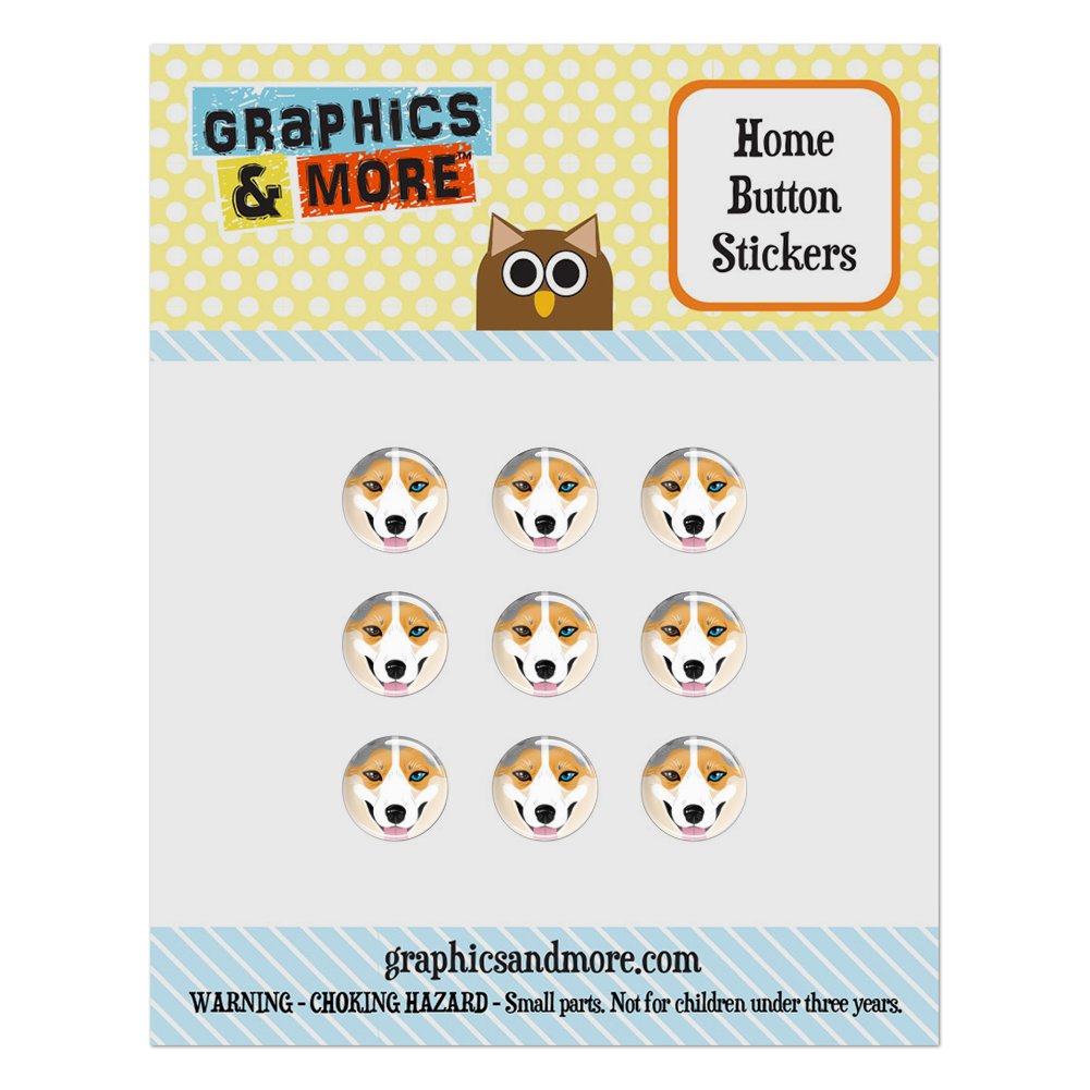 miniature 17  - Bouton Home Stickers Set fit Apple iPhone 5 5 C 5 S 6 6 S Plus Dog chiot