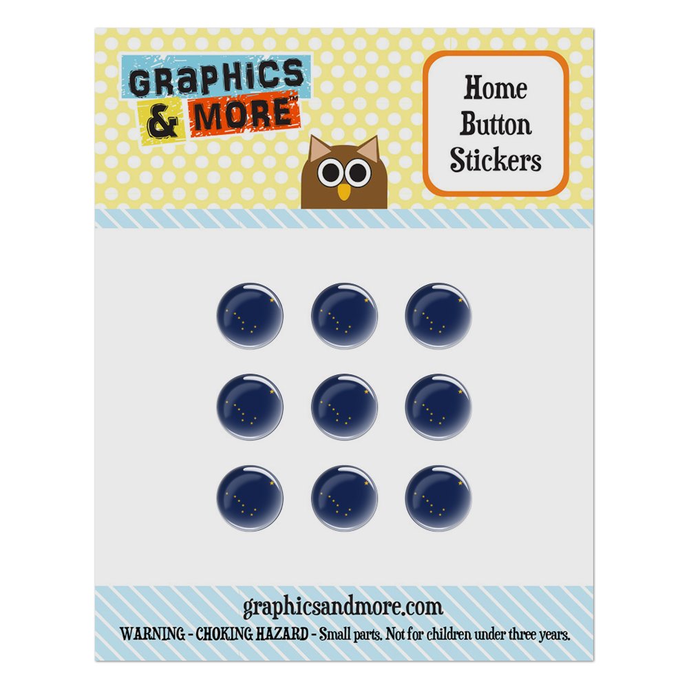 miniature 3  - Bouton Home Stickers Set fit Apple iPhone 5 5 C 5 S 6 6 S plus État Drapeau