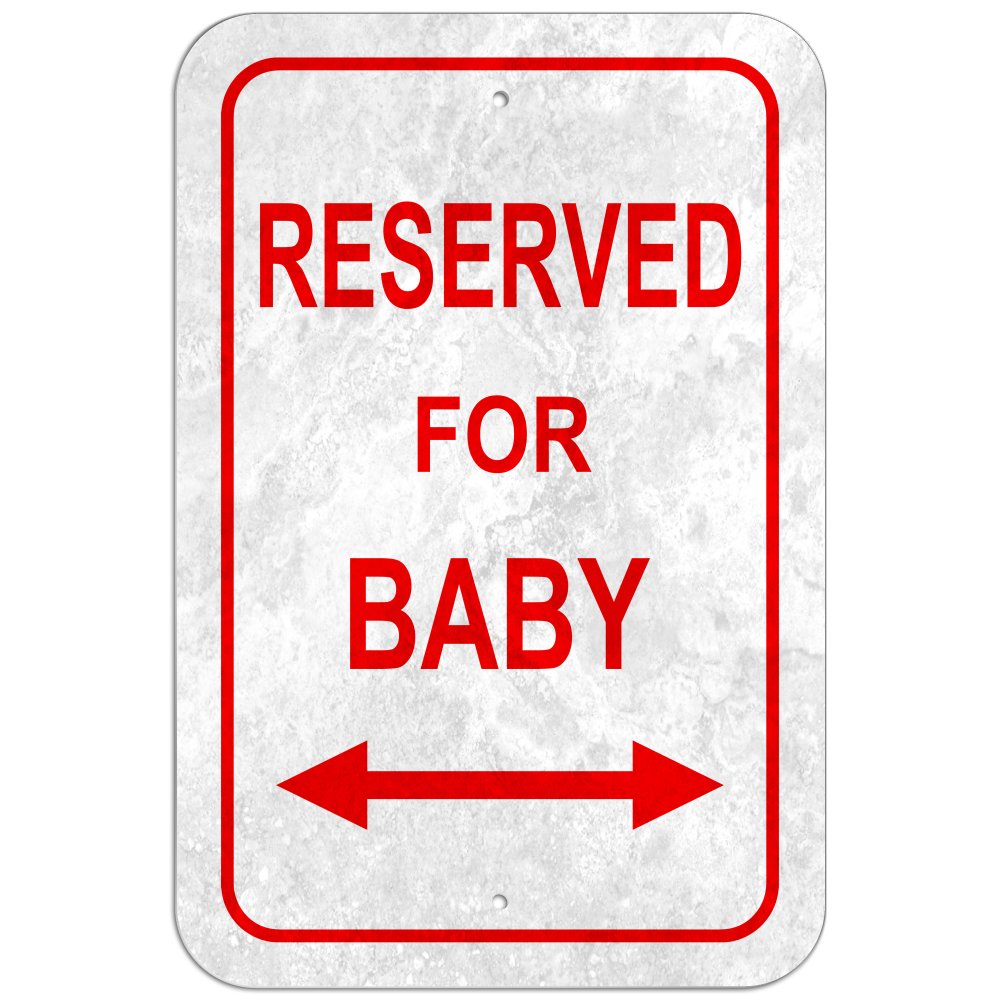 Reserved Car Parking Plastic Sign 450mmx150mm Or 300mmx100mm Silk Screen Printed 