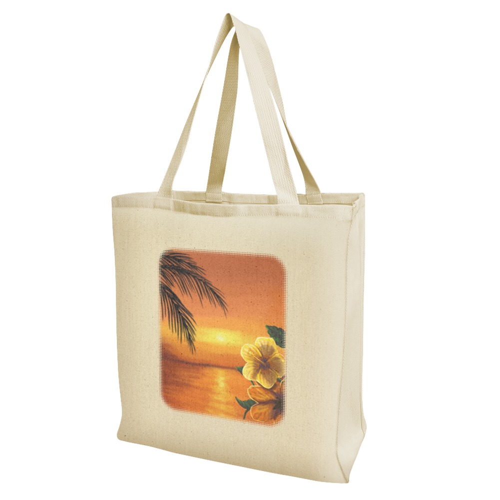 Hawaiian Mesh Beach Tote Shopping Bag Handbag Travel Hawaii Hibiscus 